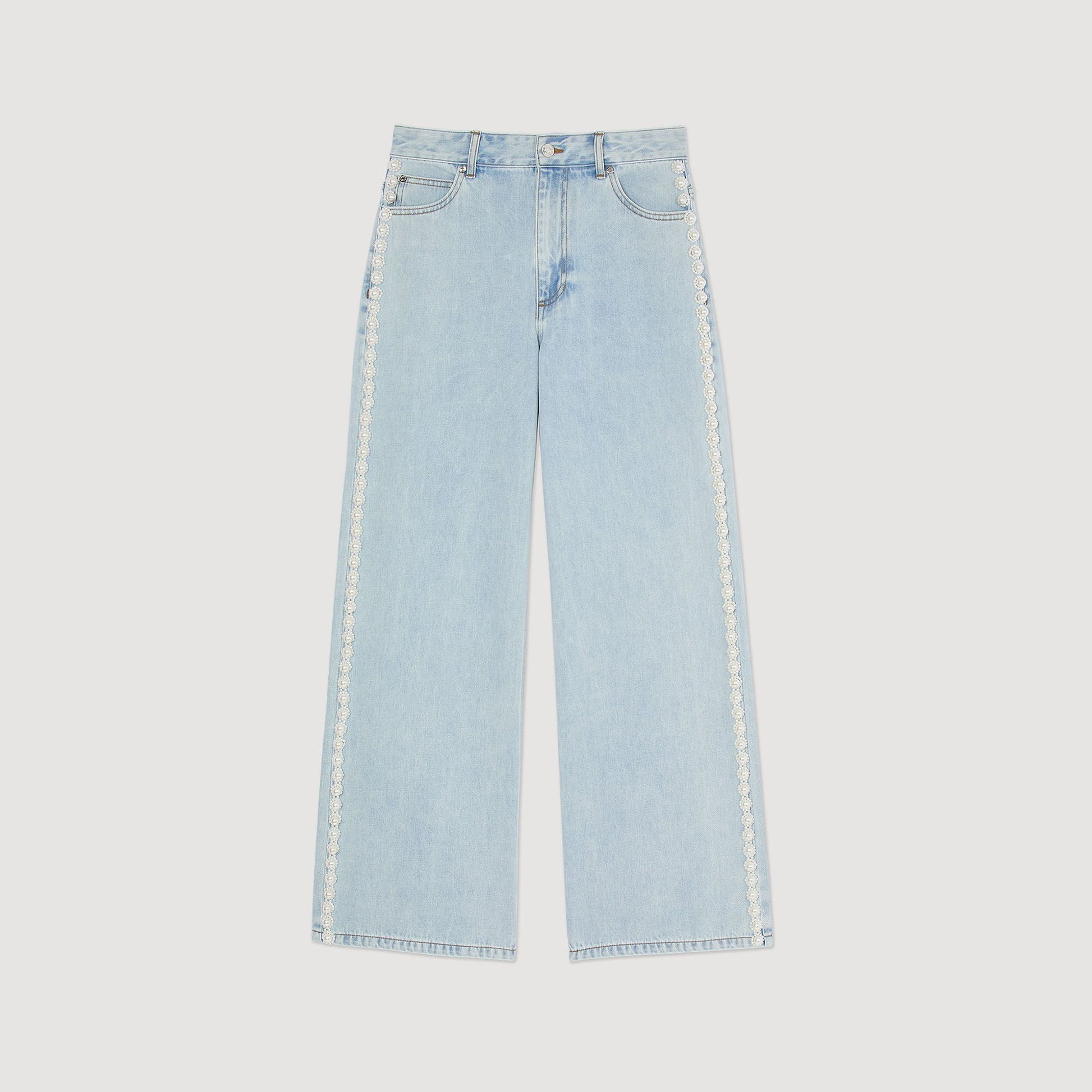 Sandro Beaded jeans Light Bu Jean