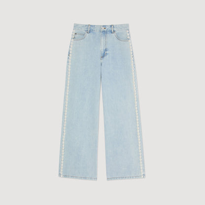 Sandro Beaded jeans Light Bu Jean
