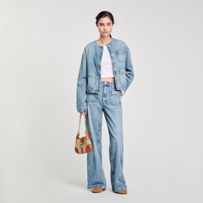 Sandro Faded jeans Blue Jean