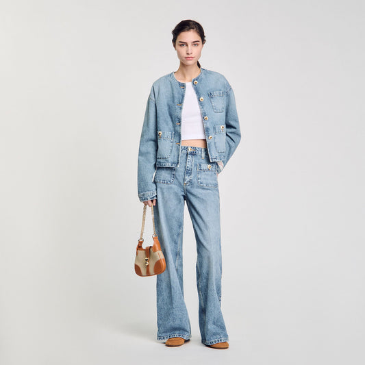 Sandro Faded jeans Blue Jean