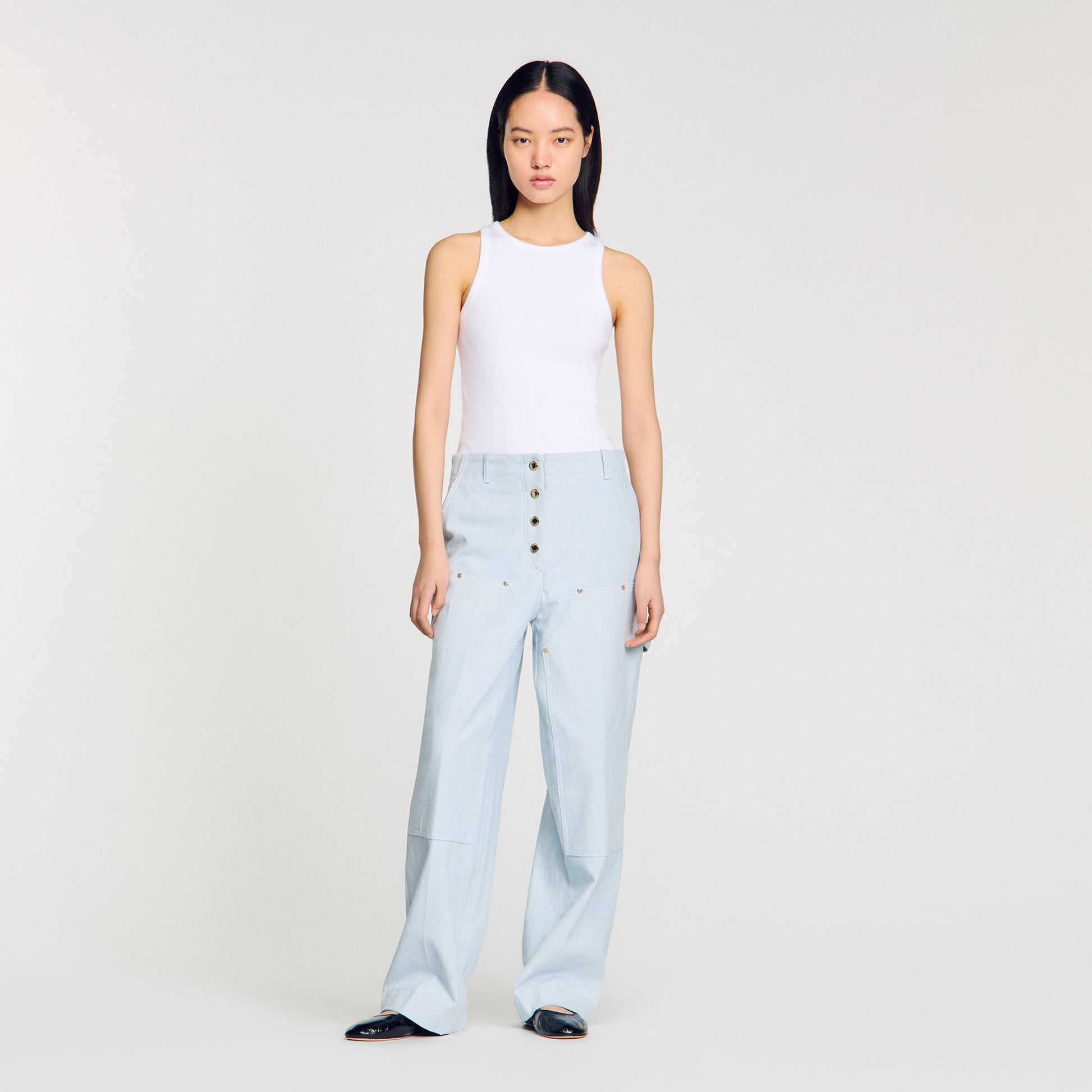 Sandro Carpenter jeans Light Blue