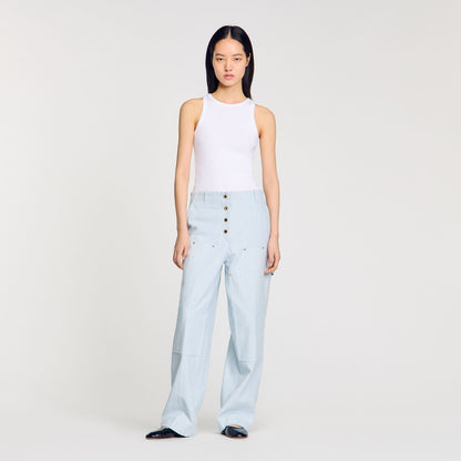 Sandro Carpenter jeans Light Blue