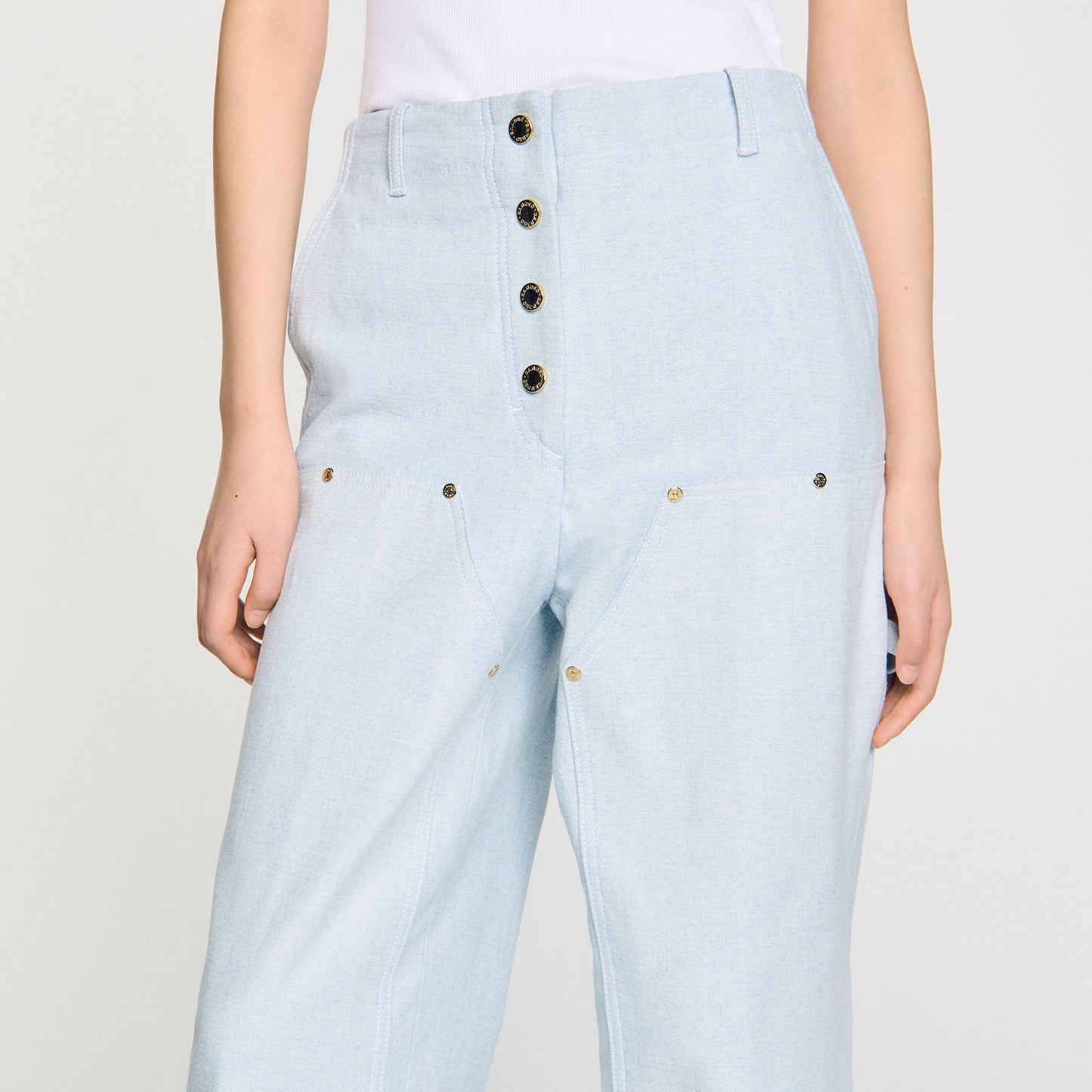 Sandro Carpenter jeans Light Blue