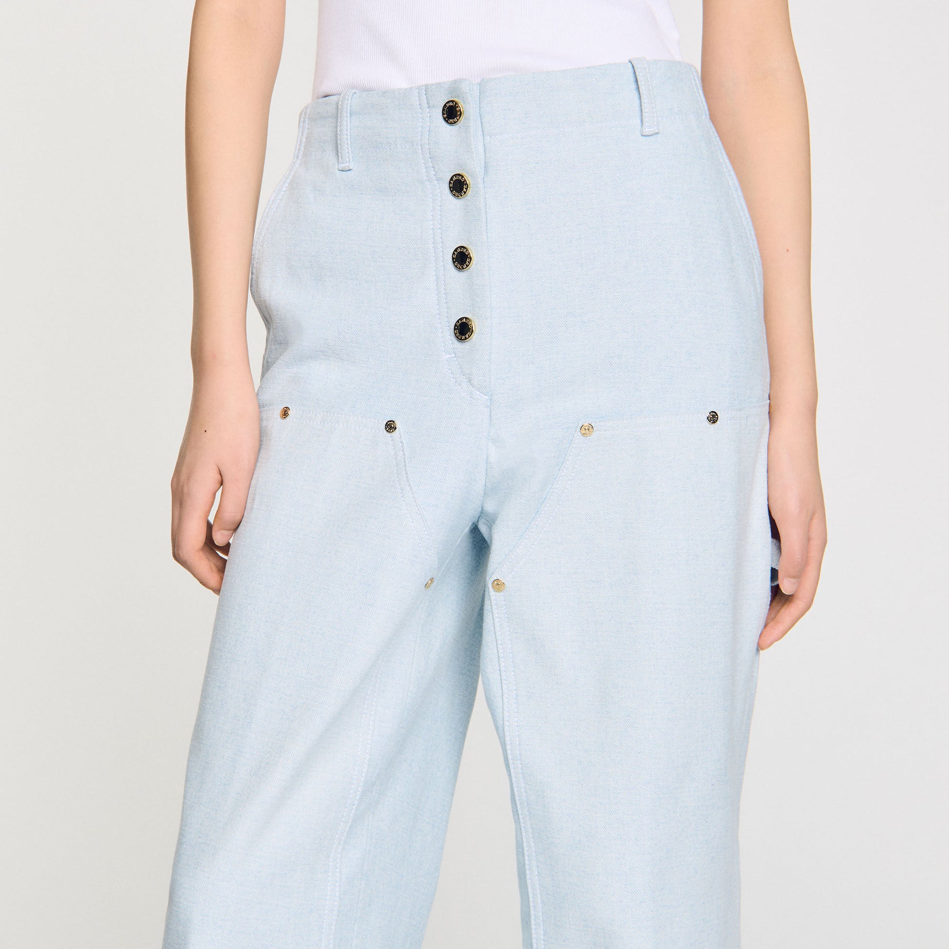 Sandro Carpenter jeans Light Blue