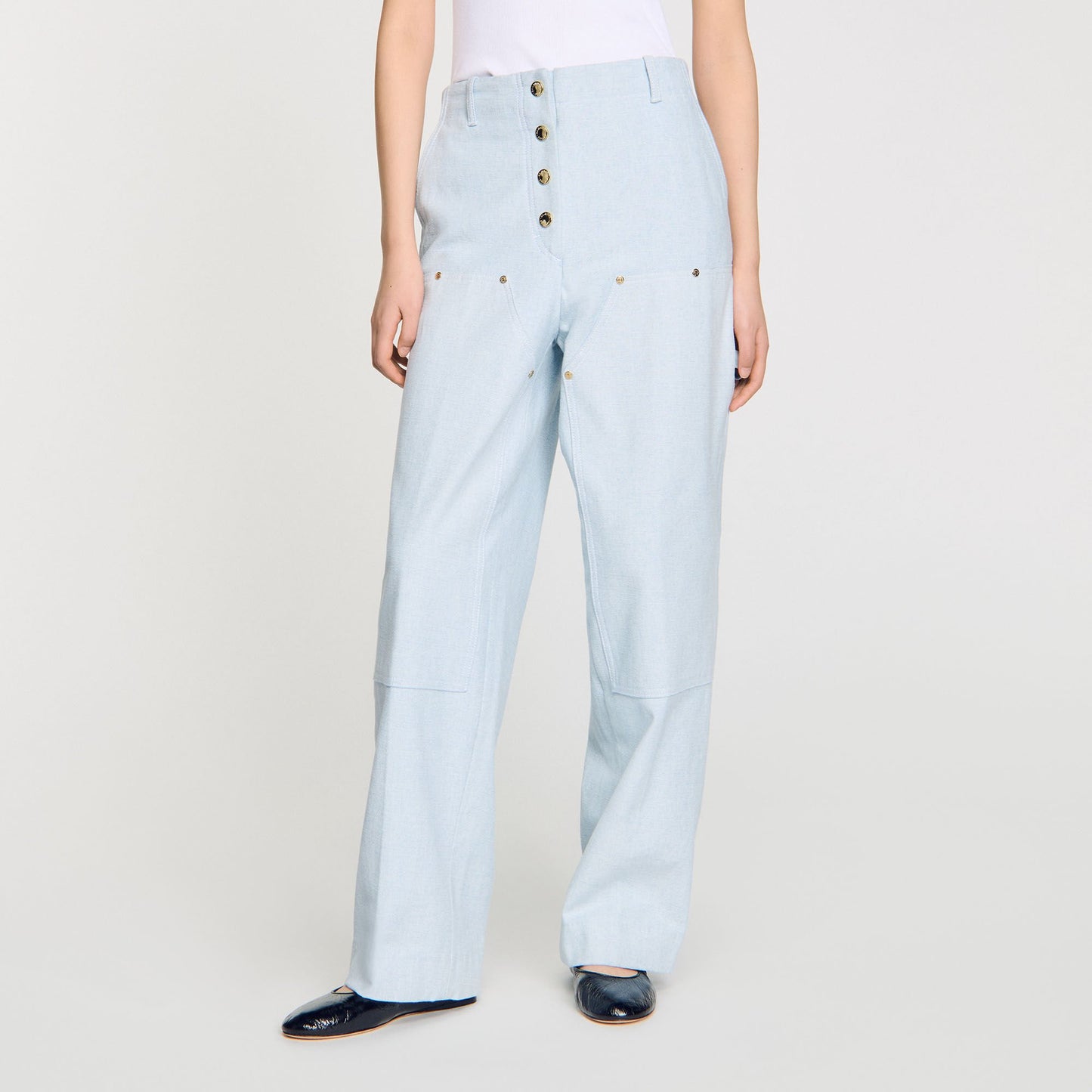 Sandro Carpenter jeans Light Blue
