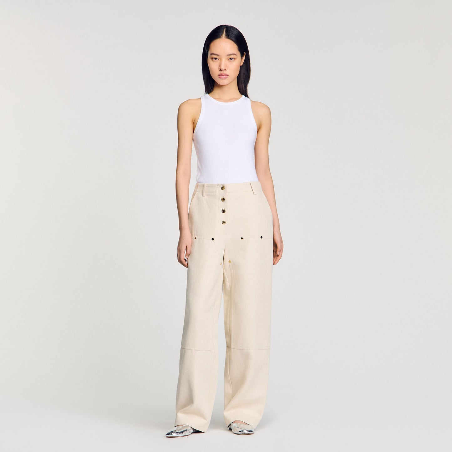 Sandro Carpenter jeans Oats