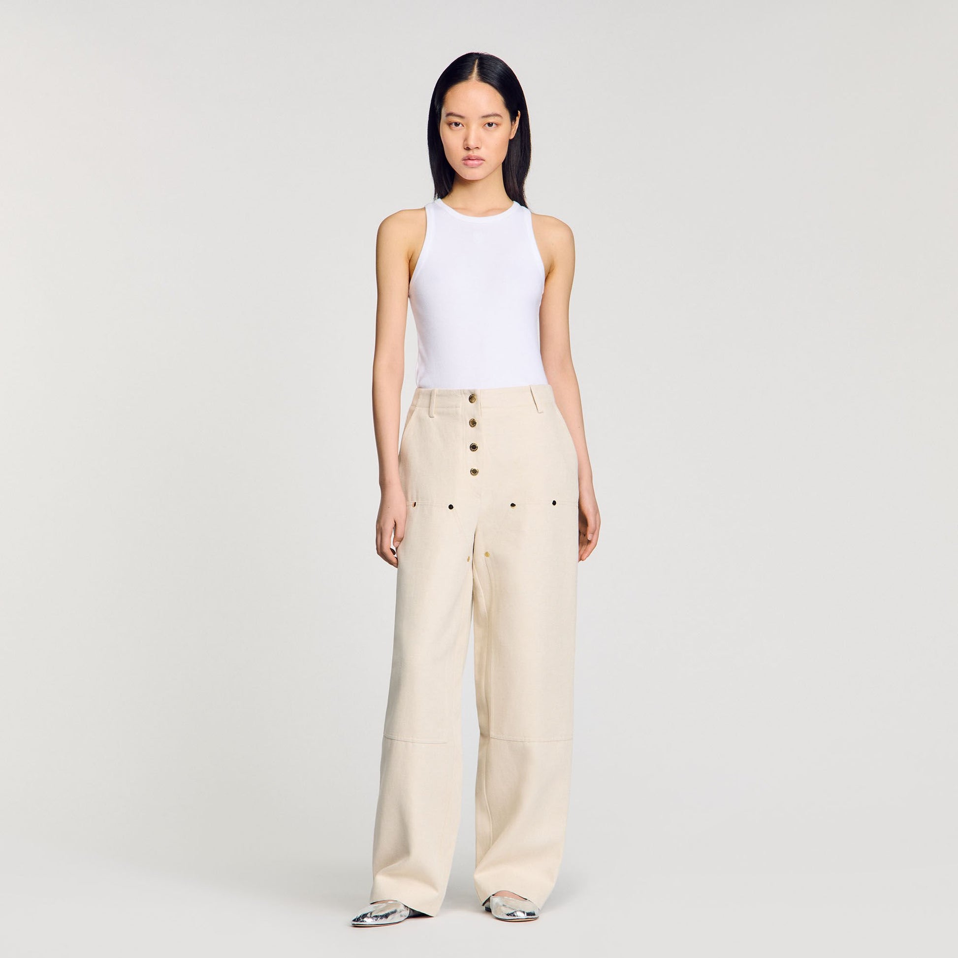Sandro Carpenter jeans Oats