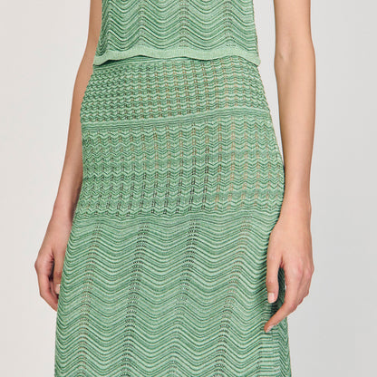 Sandro Maxi knit skirt Mint