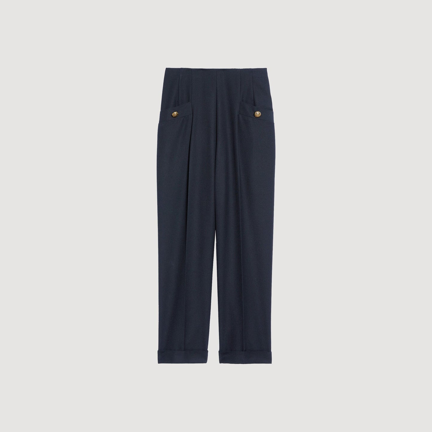 Sandro Wide legs trousers Navy Blue