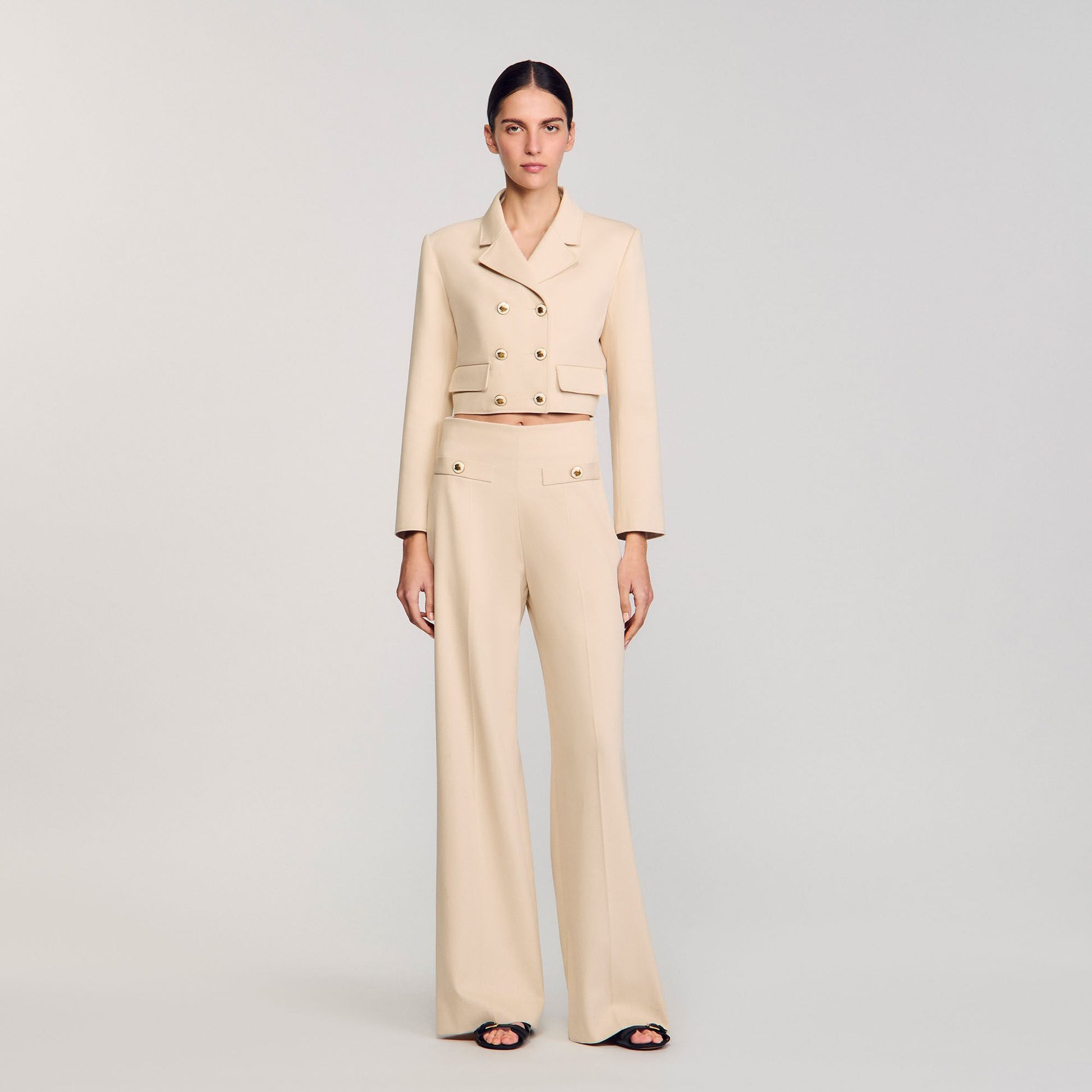 Sandro Suit trousers Sand