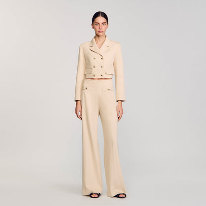 Sandro Suit trousers Sand
