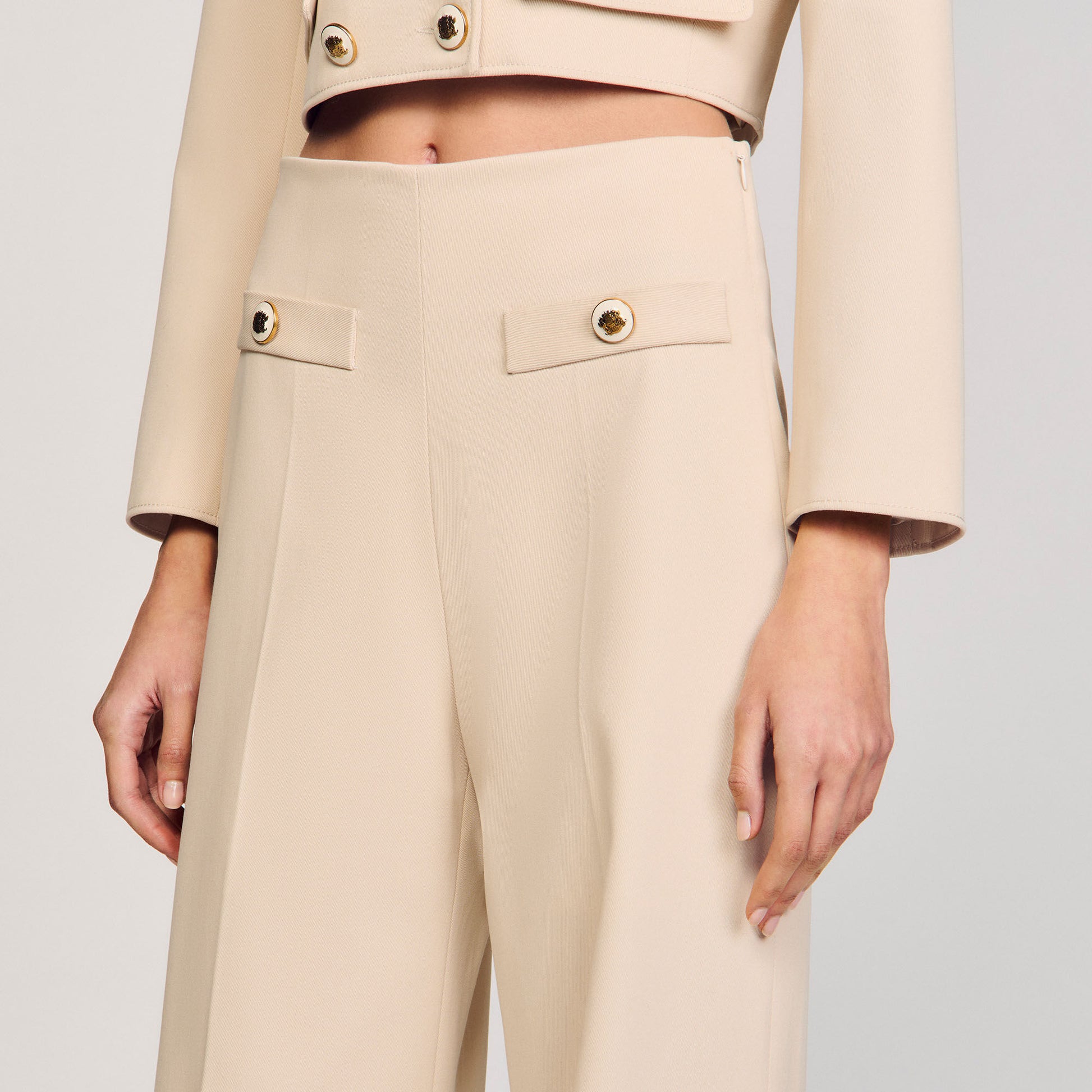 Sandro Suit trousers Sand