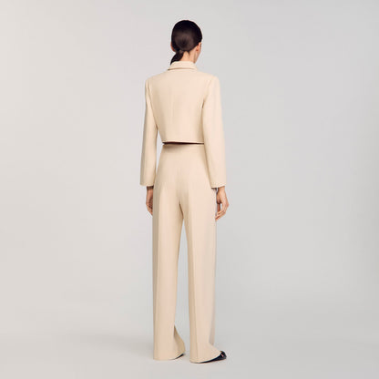 Sandro Suit trousers Sand