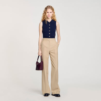 Sandro Suit trousers Sand