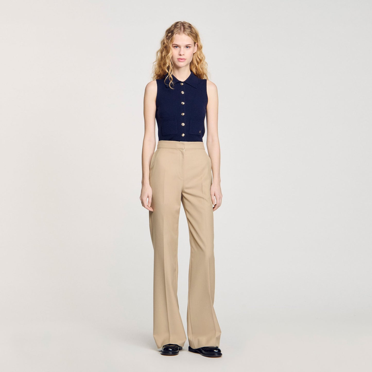Sandro Suit trousers Sand