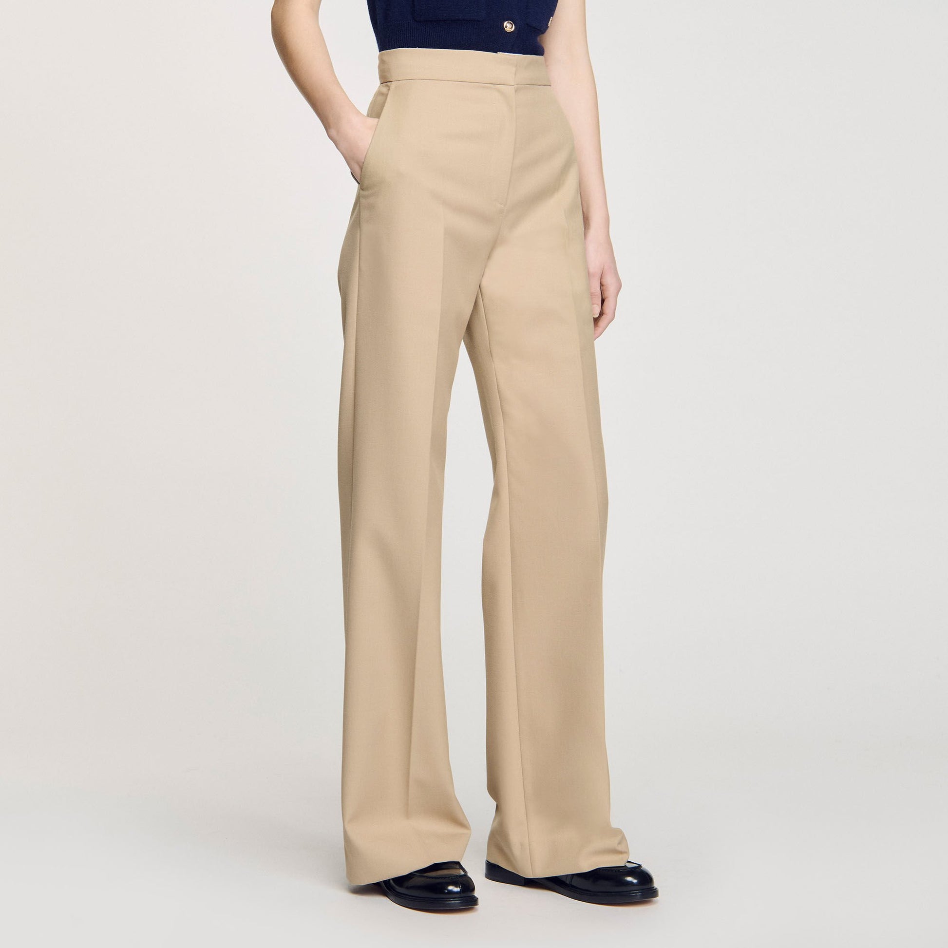 Sandro Suit trousers Sand