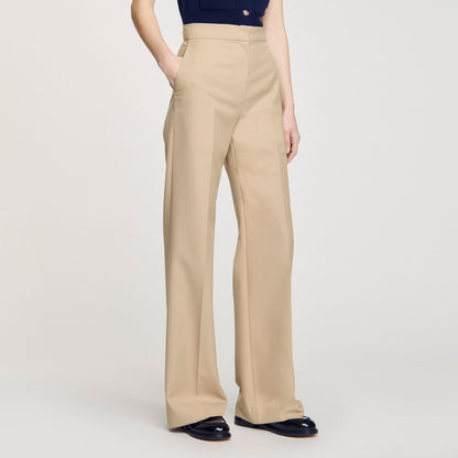 Sandro Suit trousers Sand