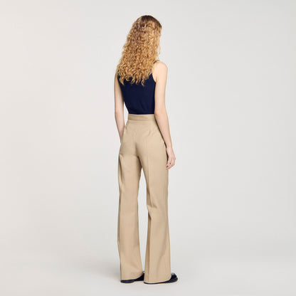 Sandro Suit trousers Sand