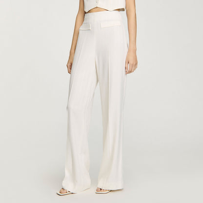 Sandro Sequin suit trousers Ecru