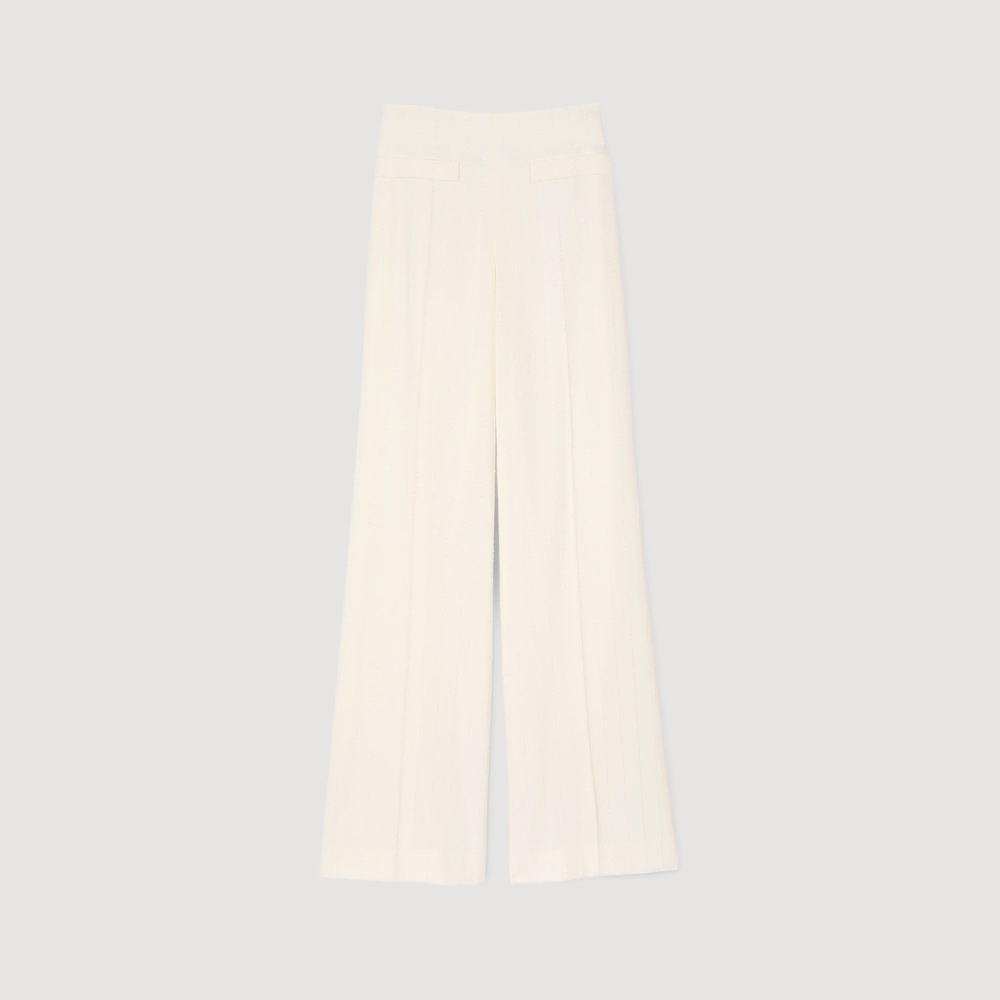 Sandro Sequin suit trousers Ecru