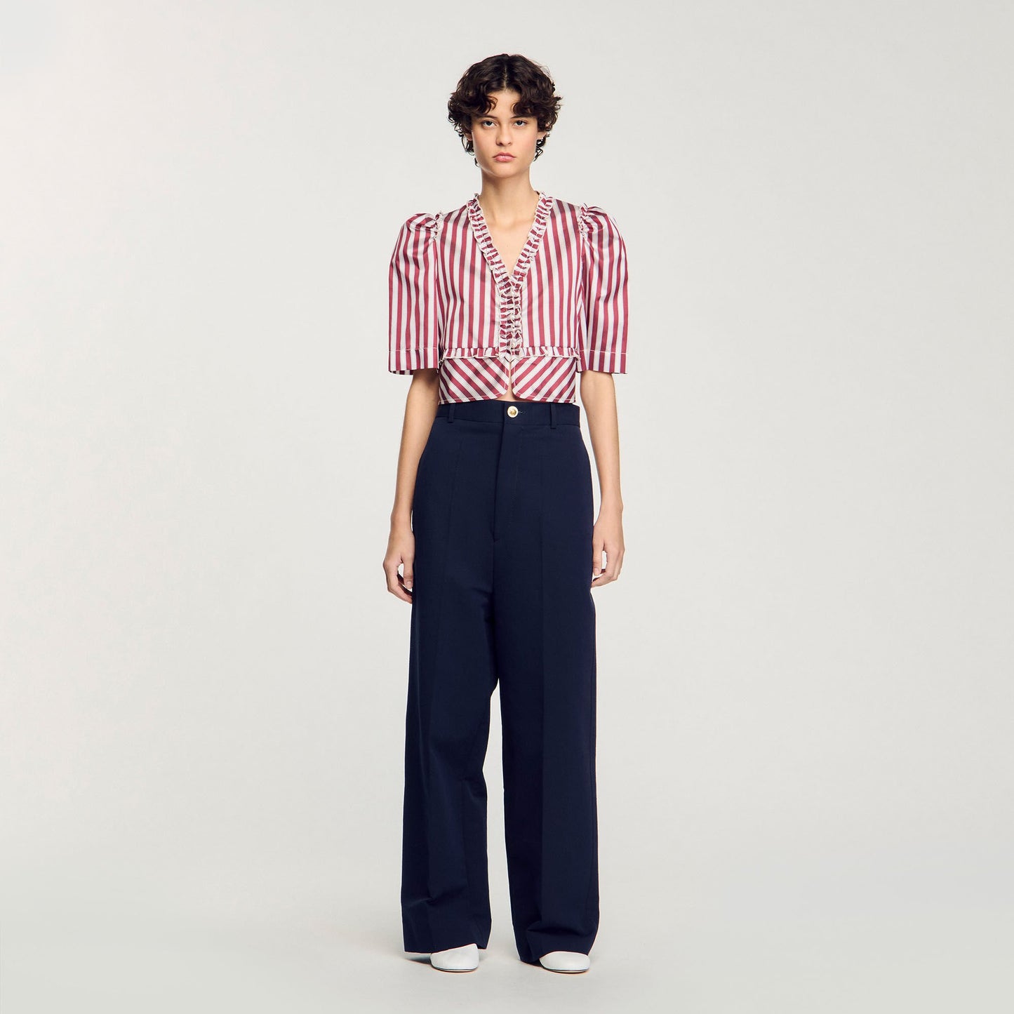 Sandro Suit trousers Navy Blue