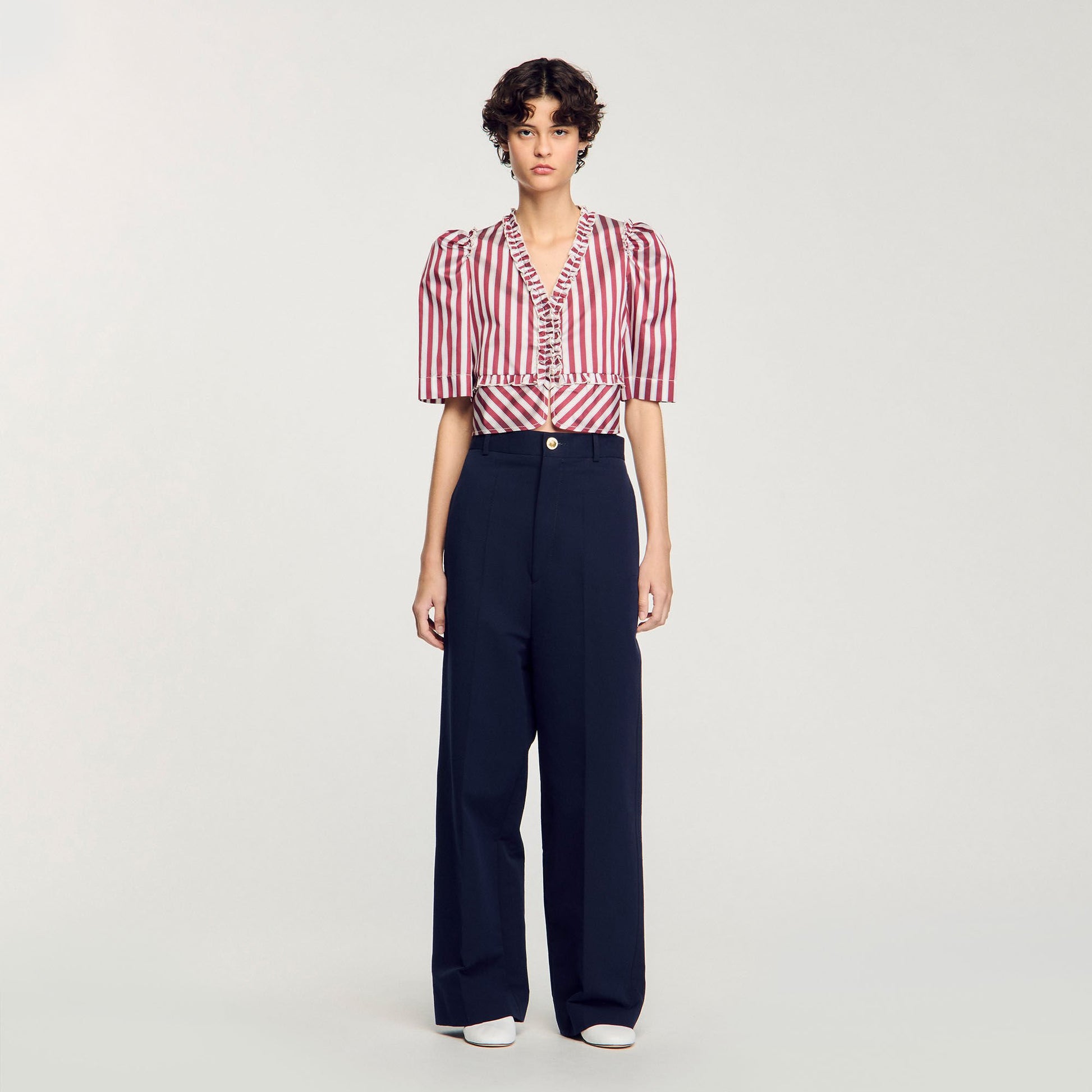 Sandro Suit trousers Navy Blue
