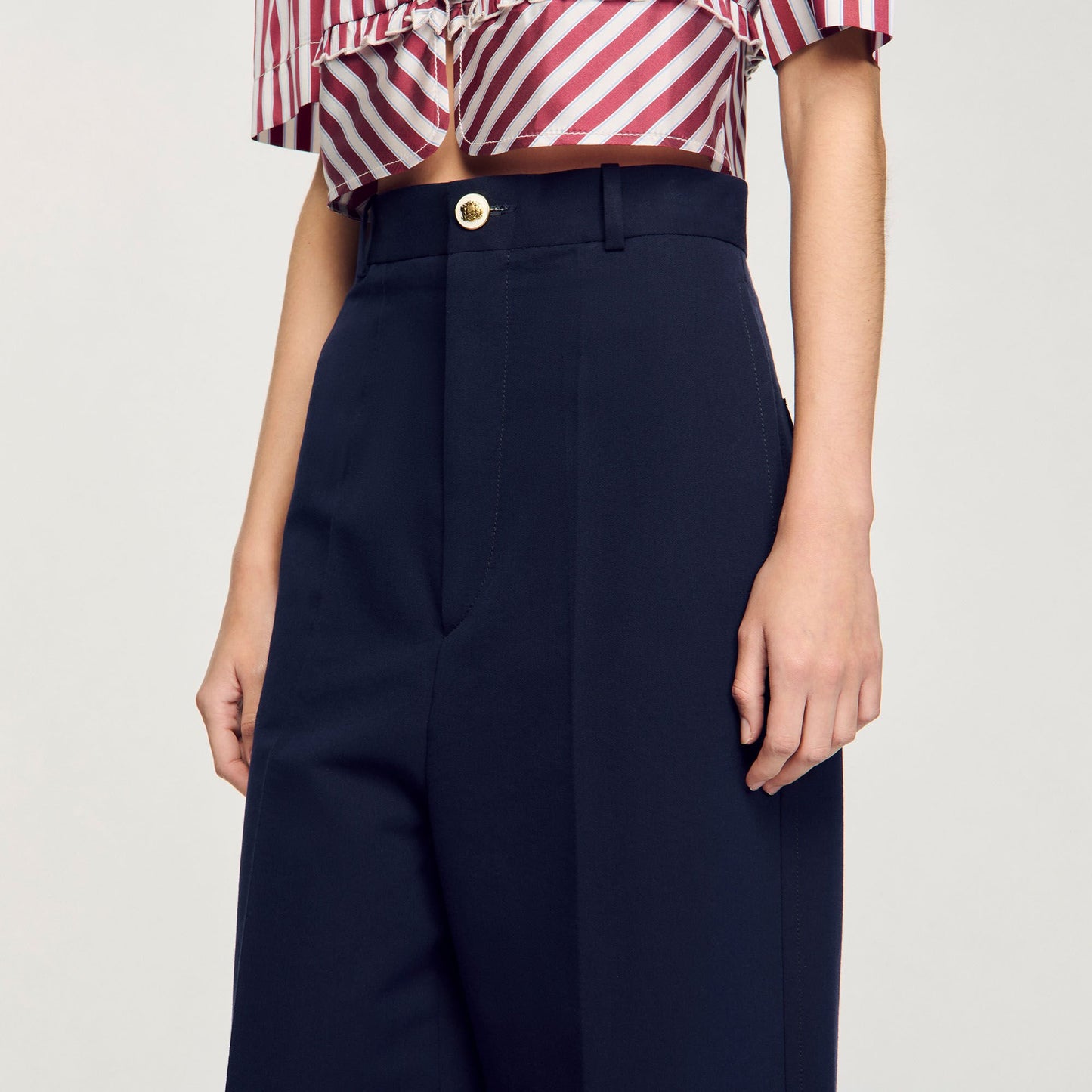 Sandro Suit trousers Navy Blue