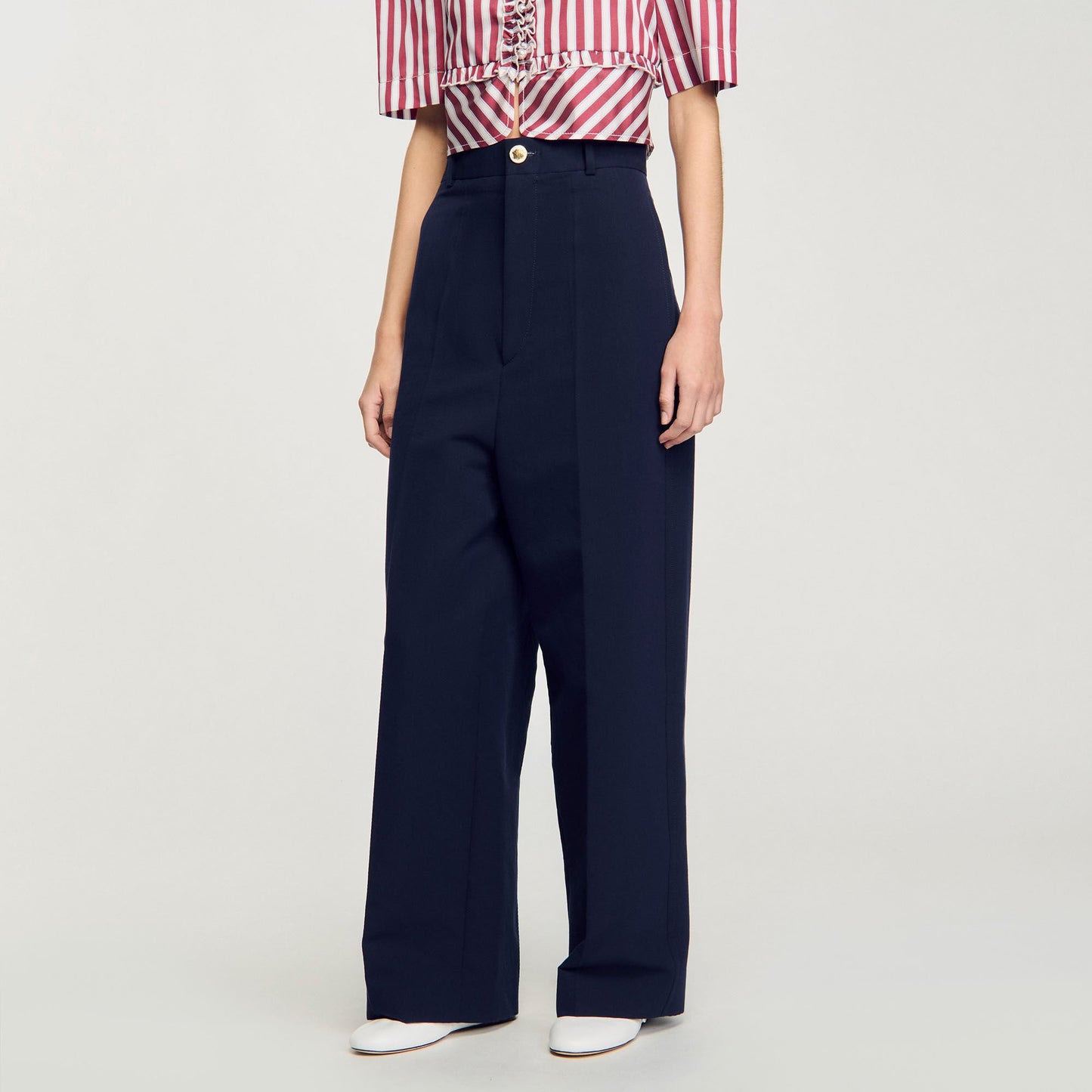 Sandro Suit trousers Navy Blue