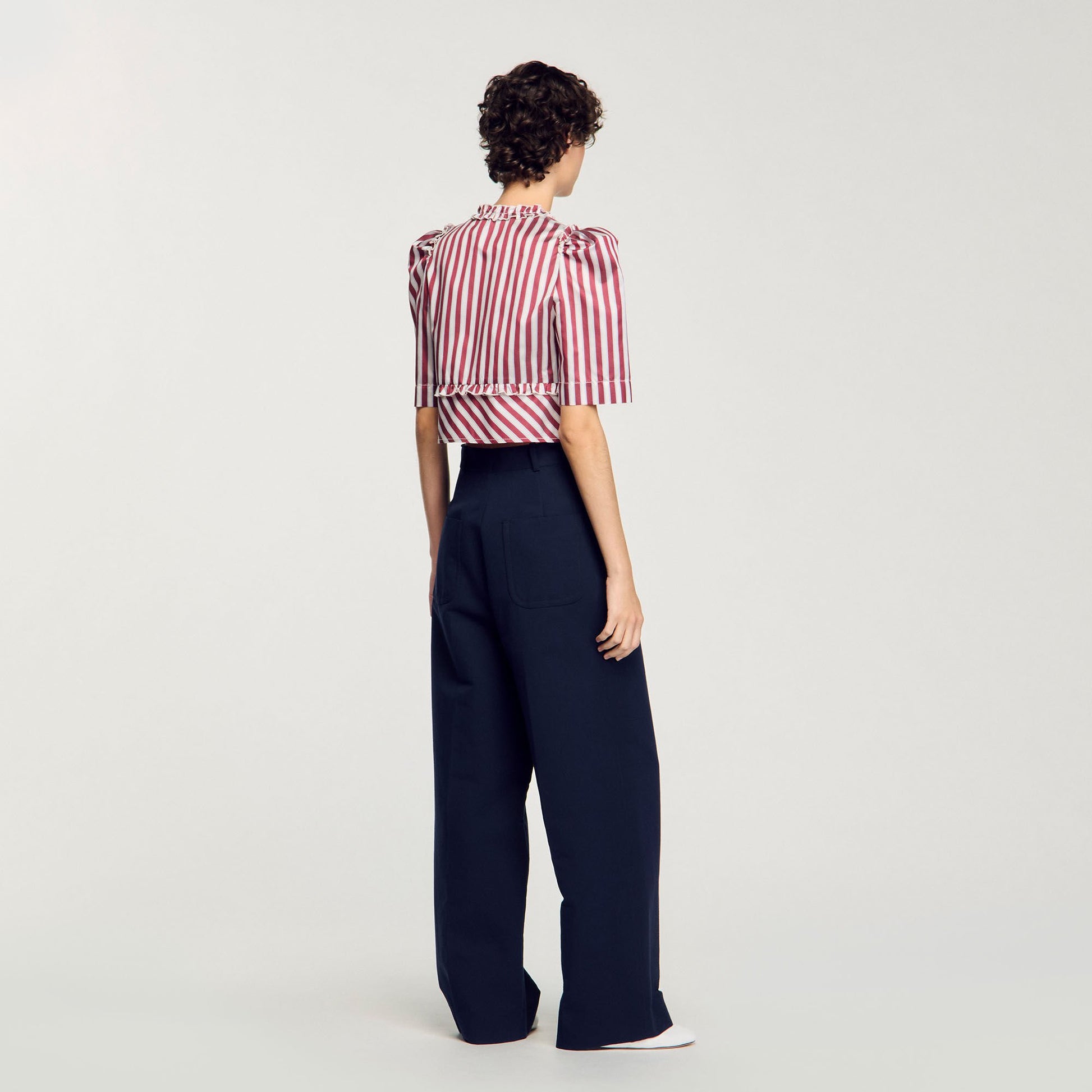 Sandro Suit trousers Navy Blue