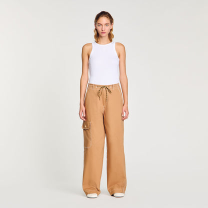 Sandro Cargo trousers Camel