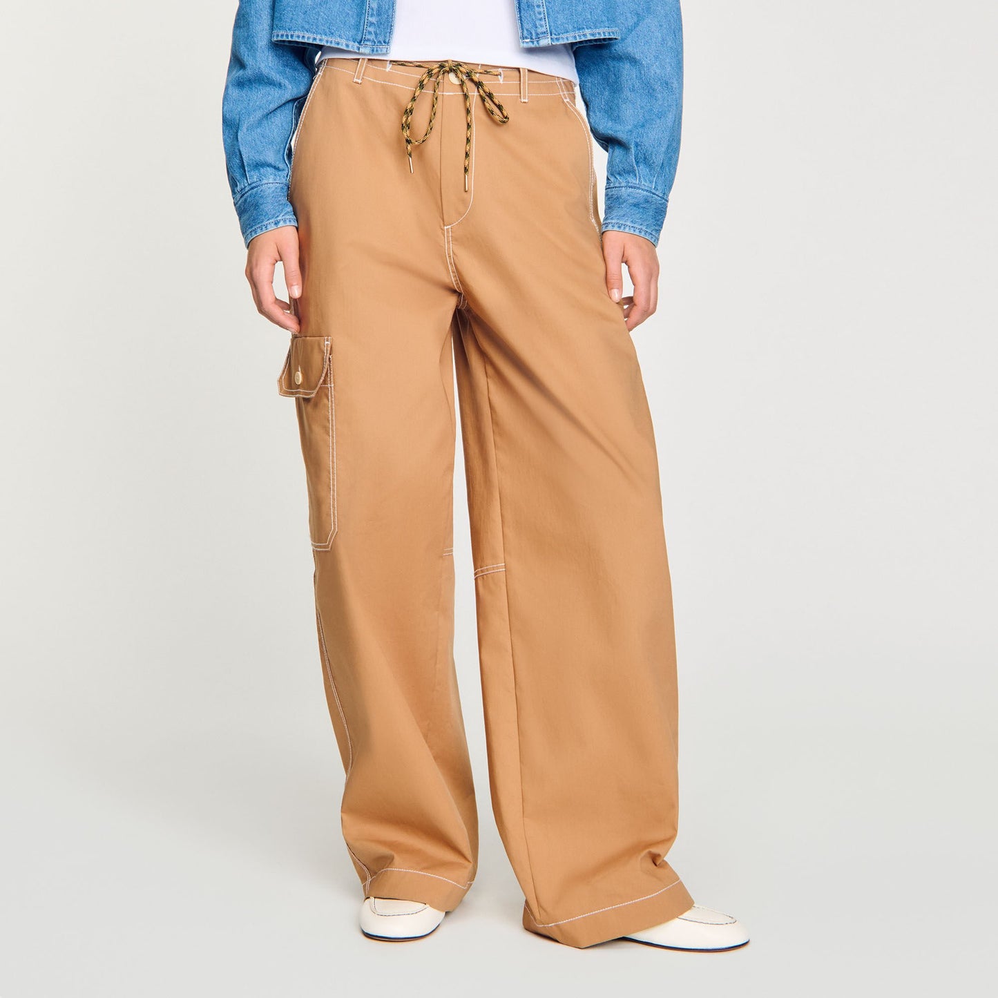 Sandro Cargo trousers Camel