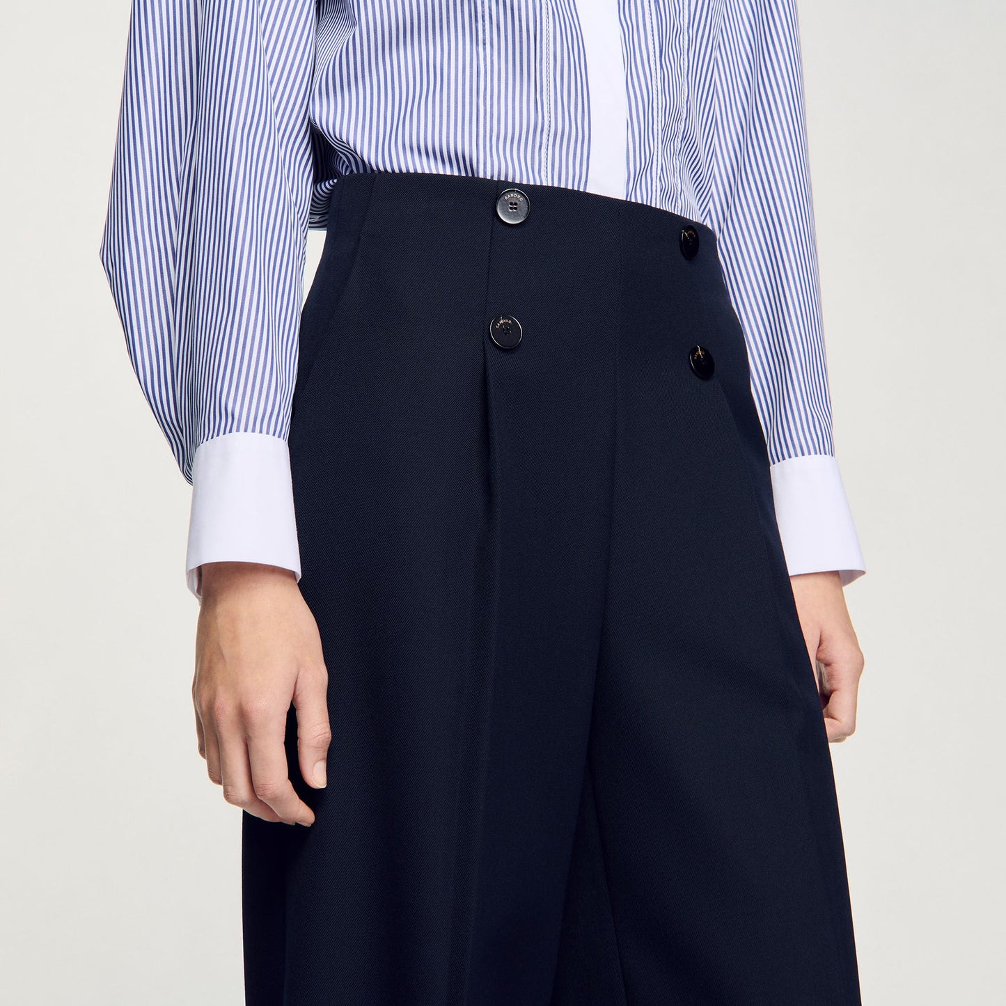 Sandro Suit trousers Navy Blue