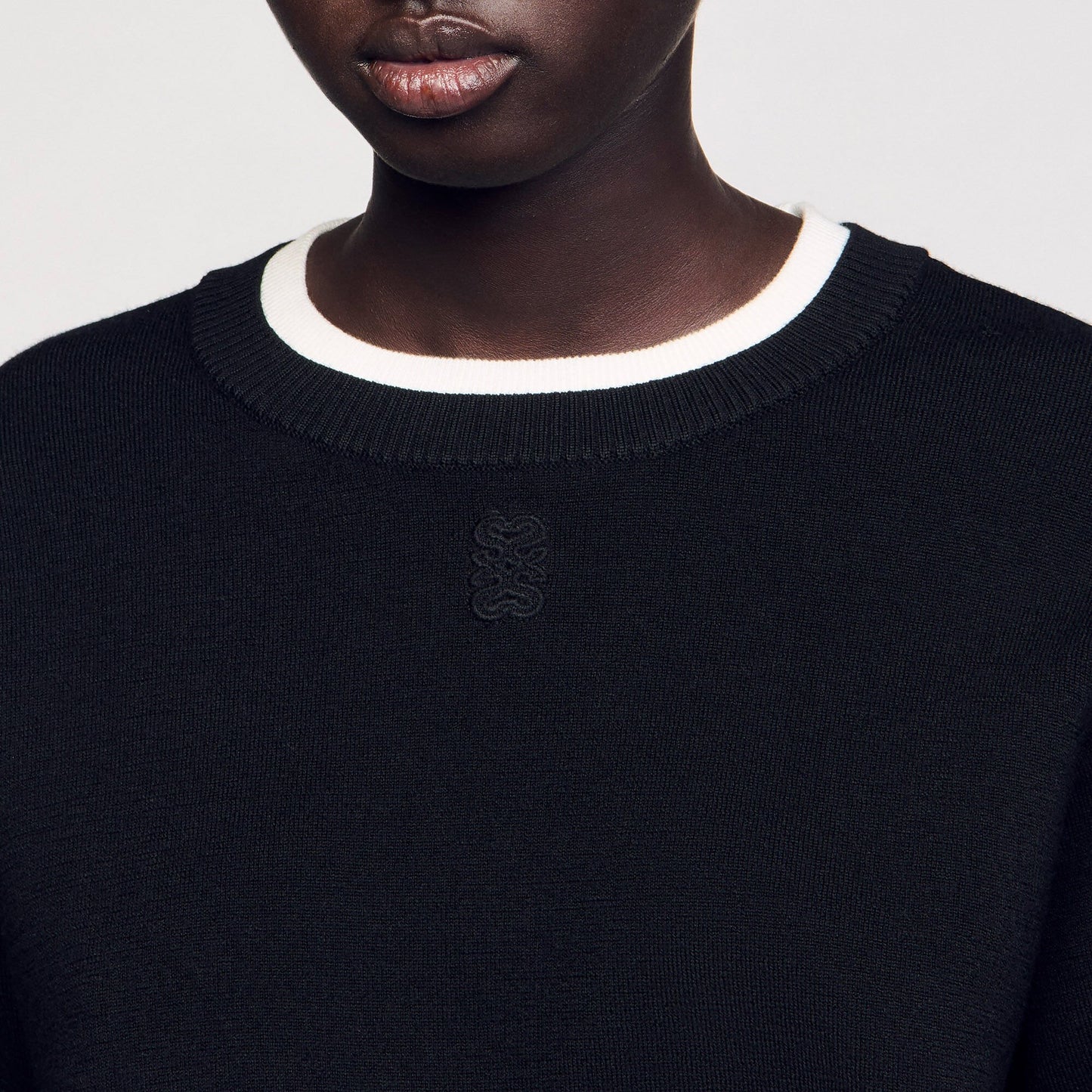 Sandro Wool blend sweater Black