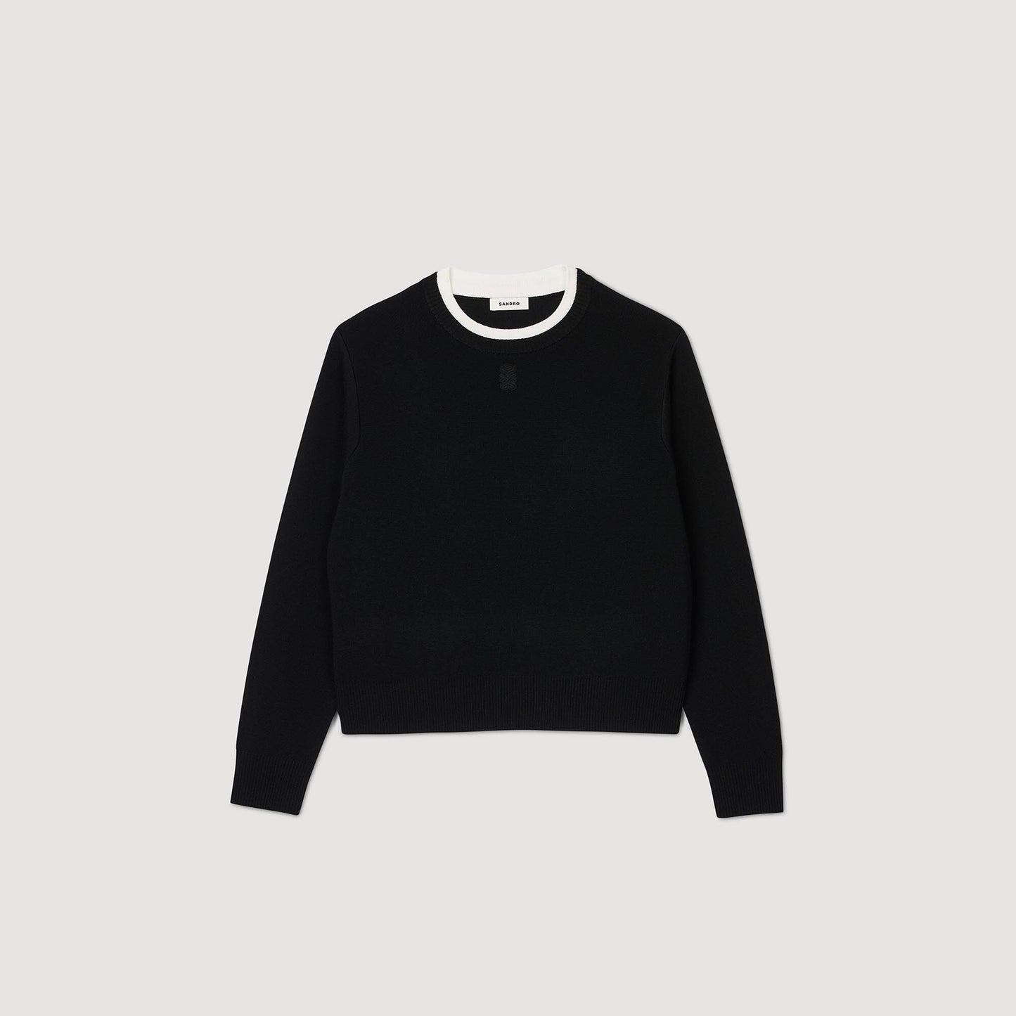 Sandro Wool blend sweater Black