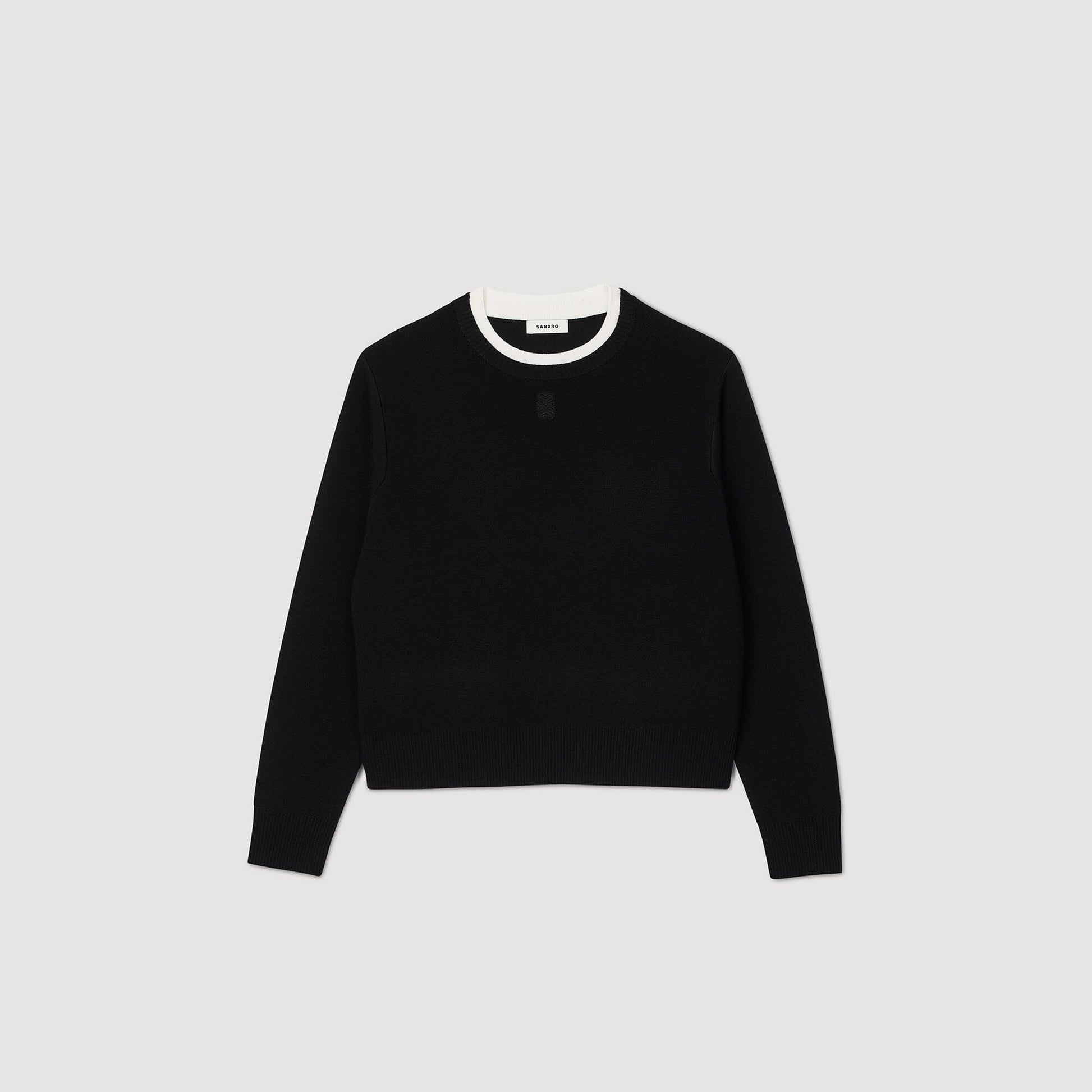 Sandro Wool blend sweater Black