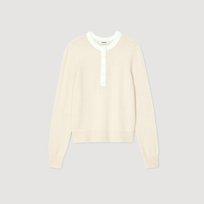 Sandro Wool and cashmere sweater Nude