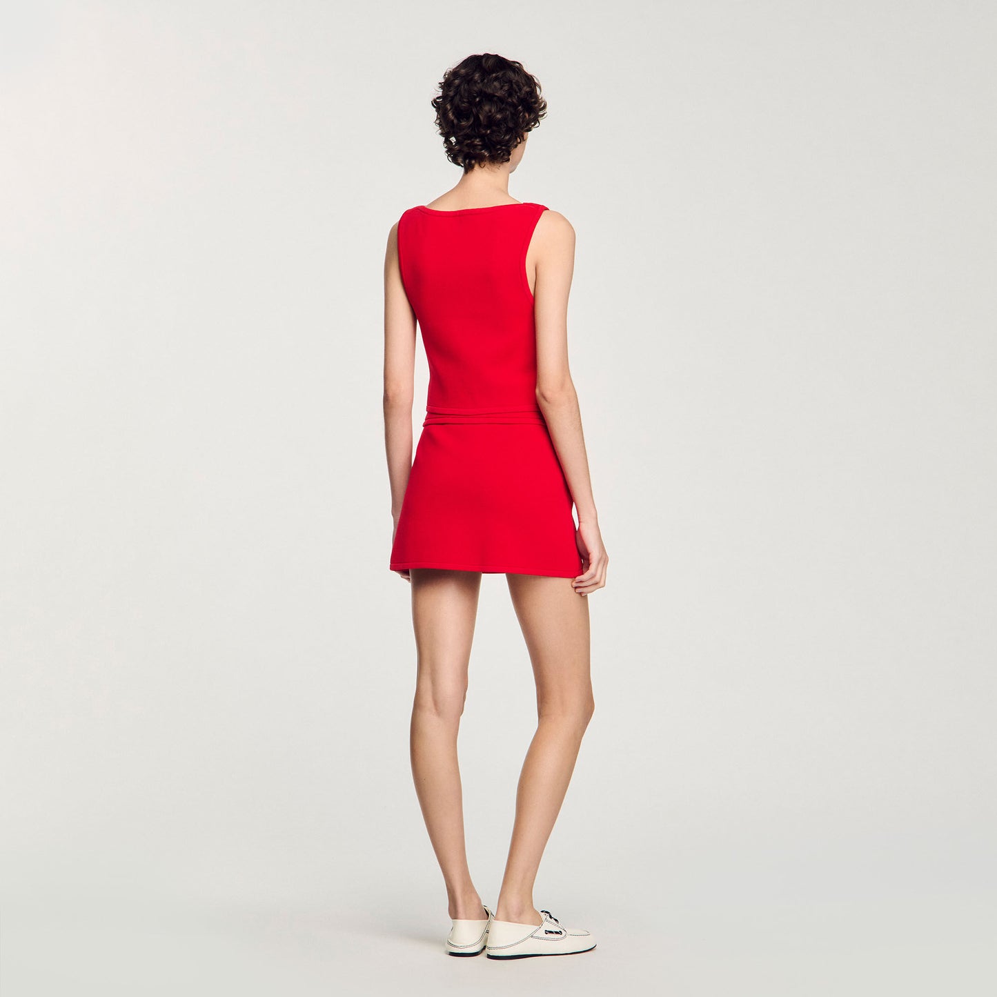 Sandro Sleeveless sweater Red