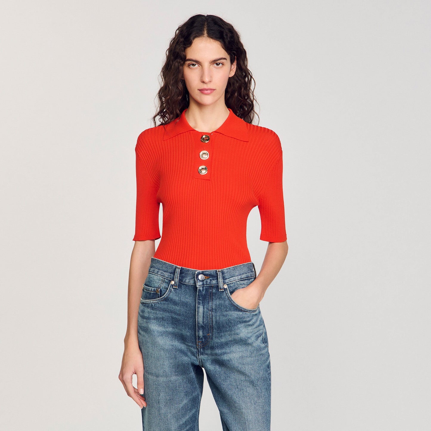 Sandro Polo-neck sweater Poppy