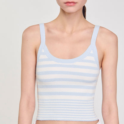Sandro Knit vest top Sky Blue