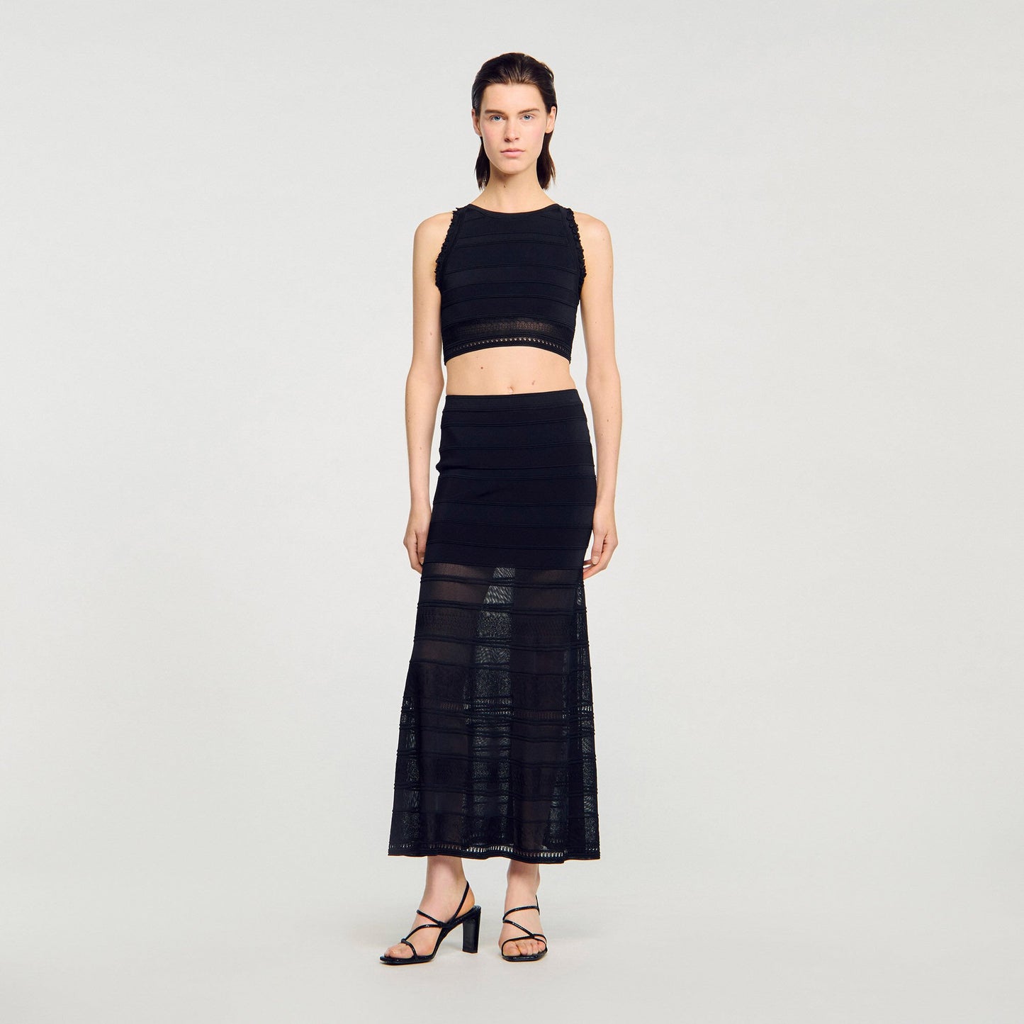Sandro Sleeveless top Black