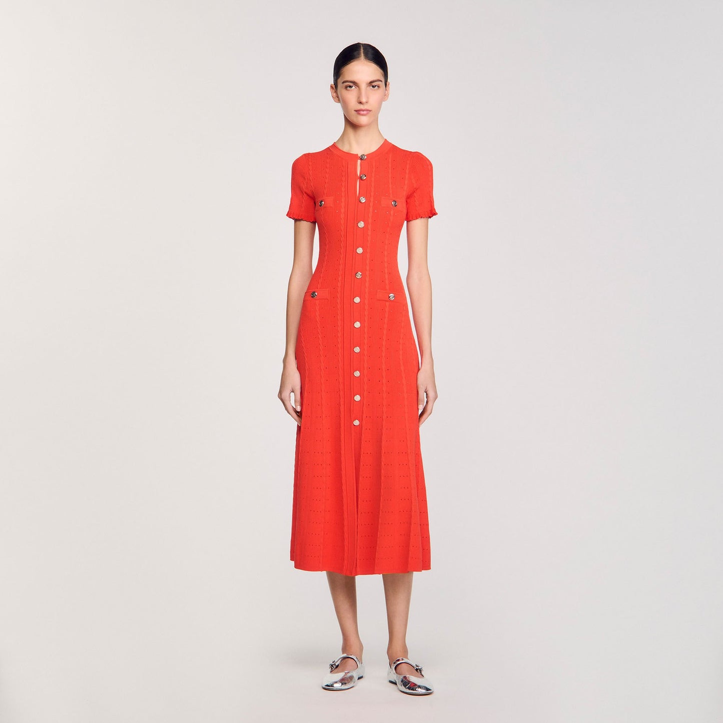 Sandro Knit maxi dress Poppy