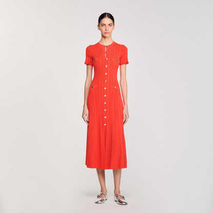 Sandro Knit maxi dress Poppy