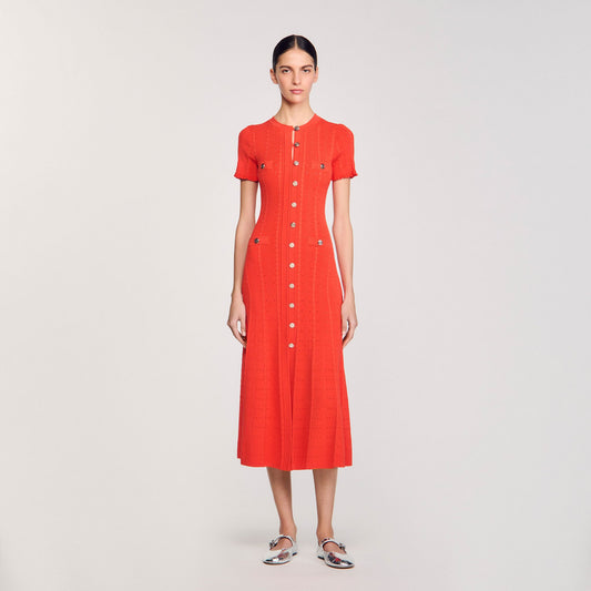 Sandro Knit maxi dress Poppy