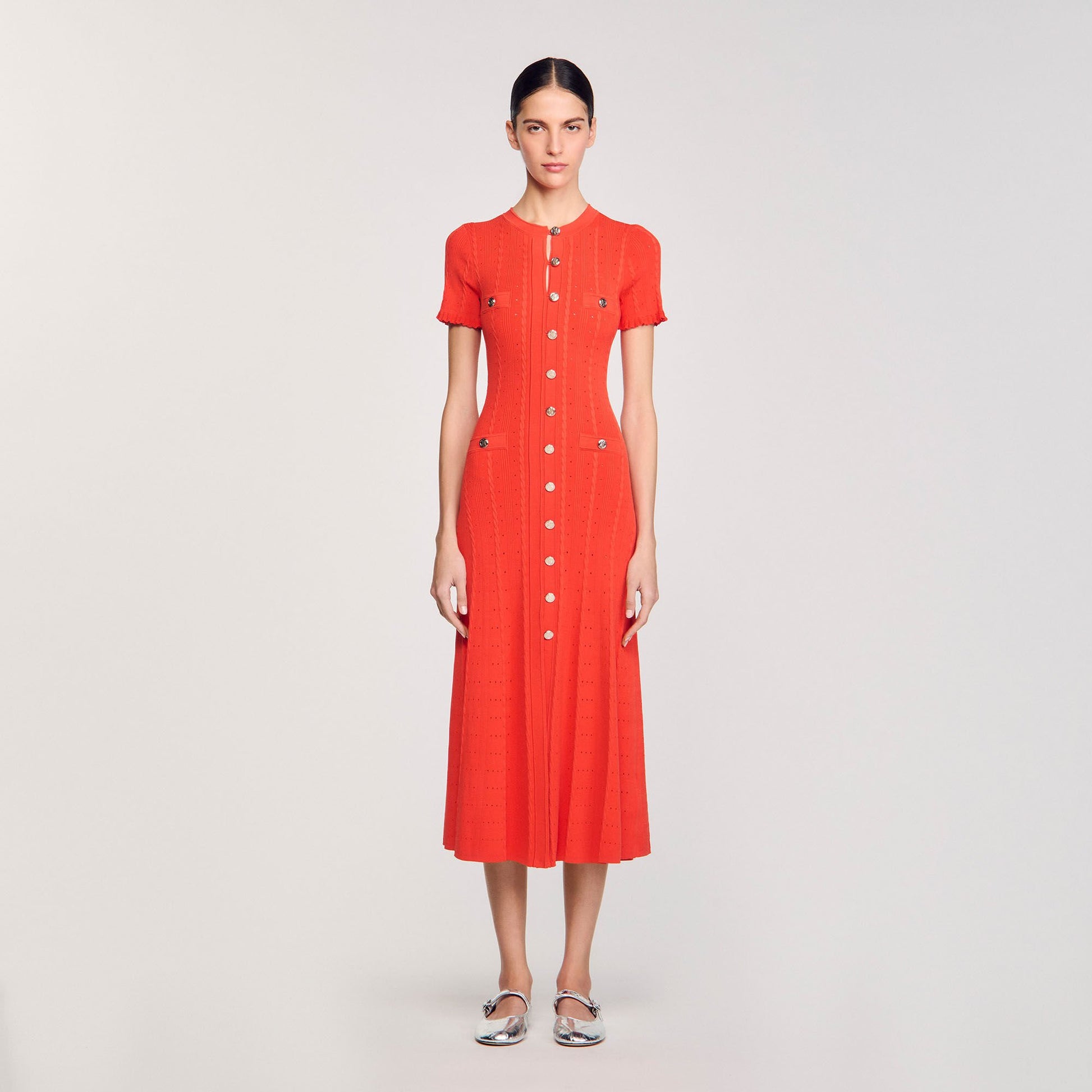 Sandro Knit maxi dress Poppy