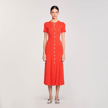 Sandro Knit maxi dress Poppy