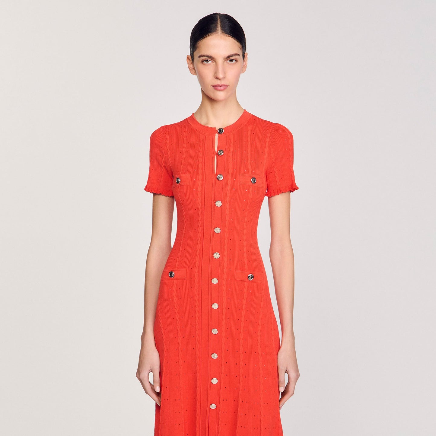 Sandro Knit maxi dress Poppy