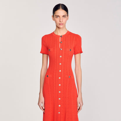 Sandro Knit maxi dress Poppy