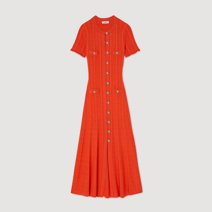 Sandro Knit maxi dress Poppy