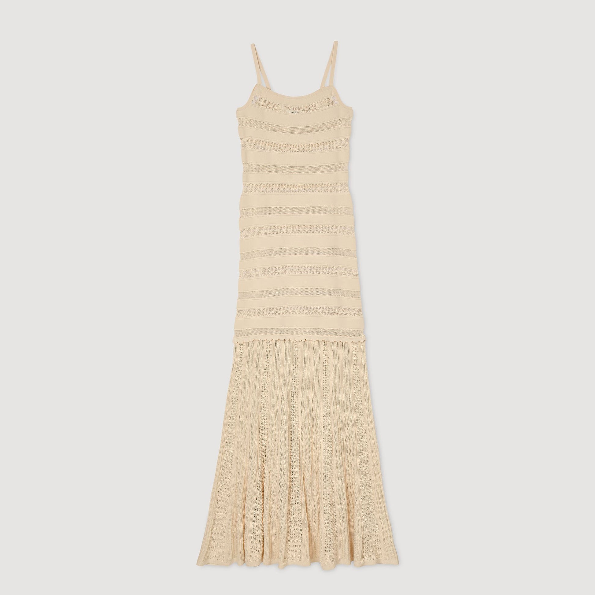 Sandro Knit maxi dress Vanilla