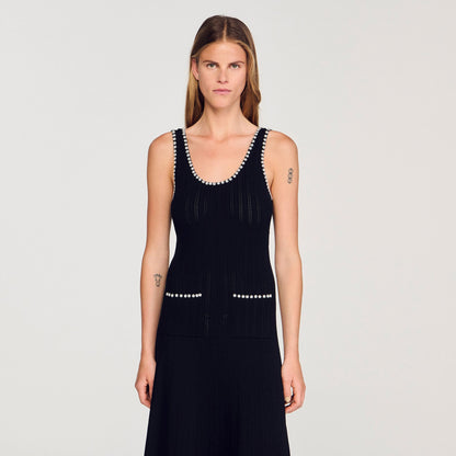 Sandro Beaded dress Black